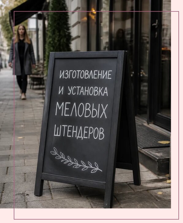 Меловые штендеры в Березниках по цене от 6694 р. | Аванза-Брз